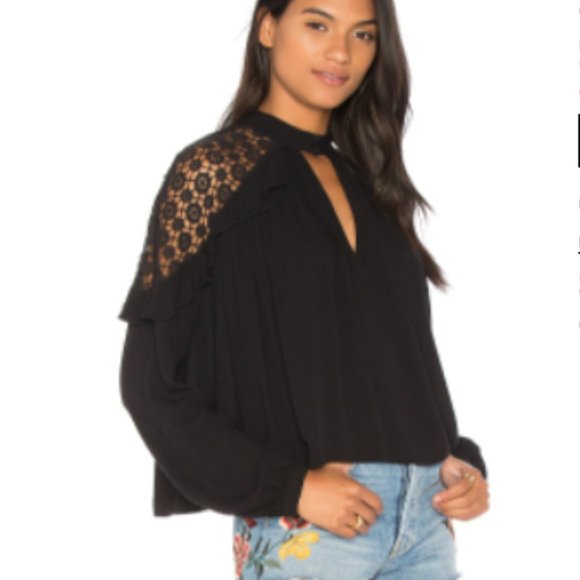 Free People Little Bit Of Love Top Free People Lace - Picture 4 of 7